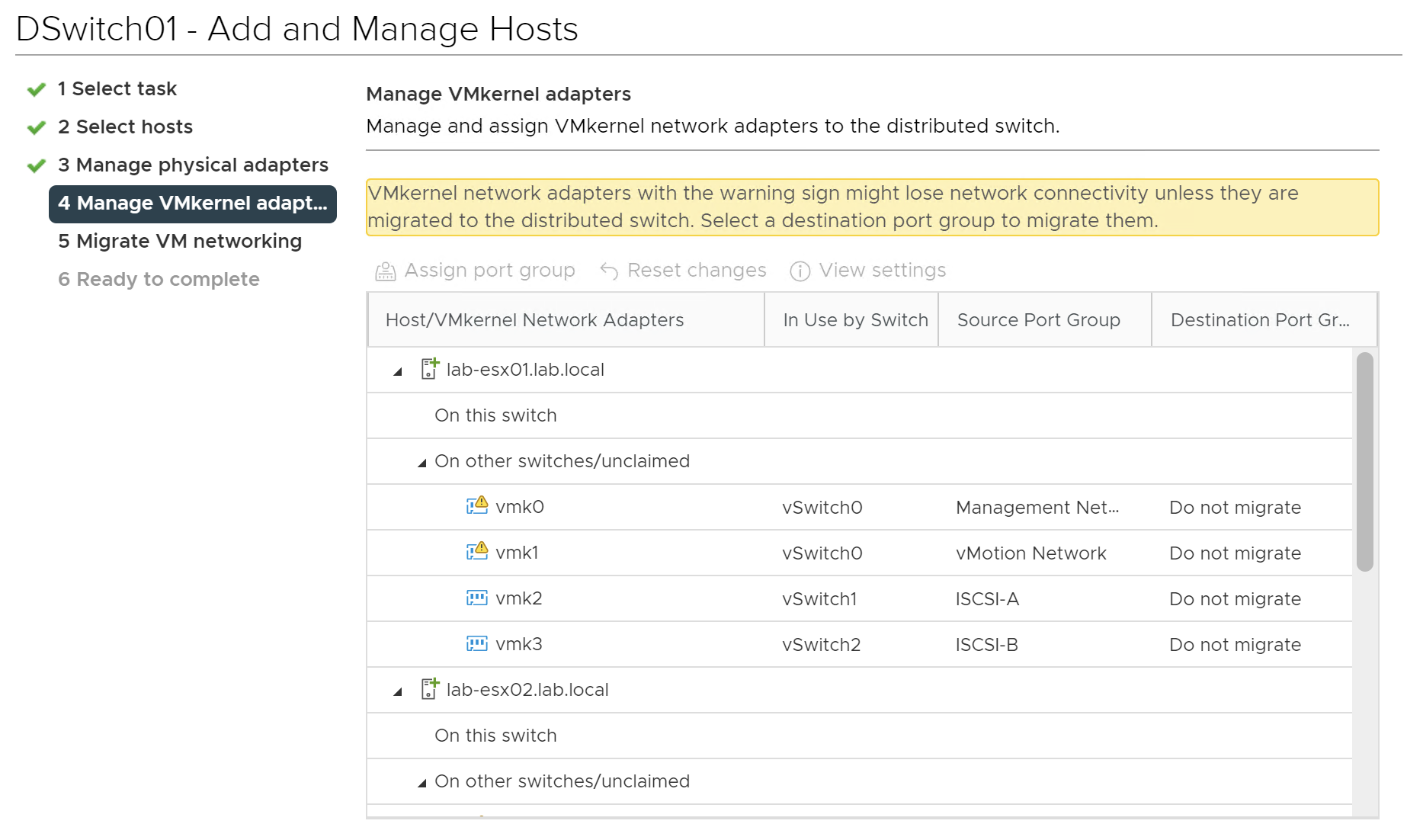 Vmkernel Adapter Rename Devicename VMware Part 12 – Migration to Distributed vSwitches - Nick Carlton